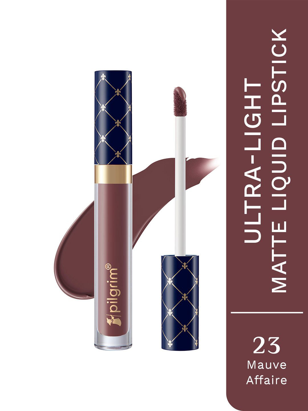 Pilgrim Oh So Crme! Ultra Light Matte Liquid Lipstick- 3.5 ml- Mauve Affaire-23