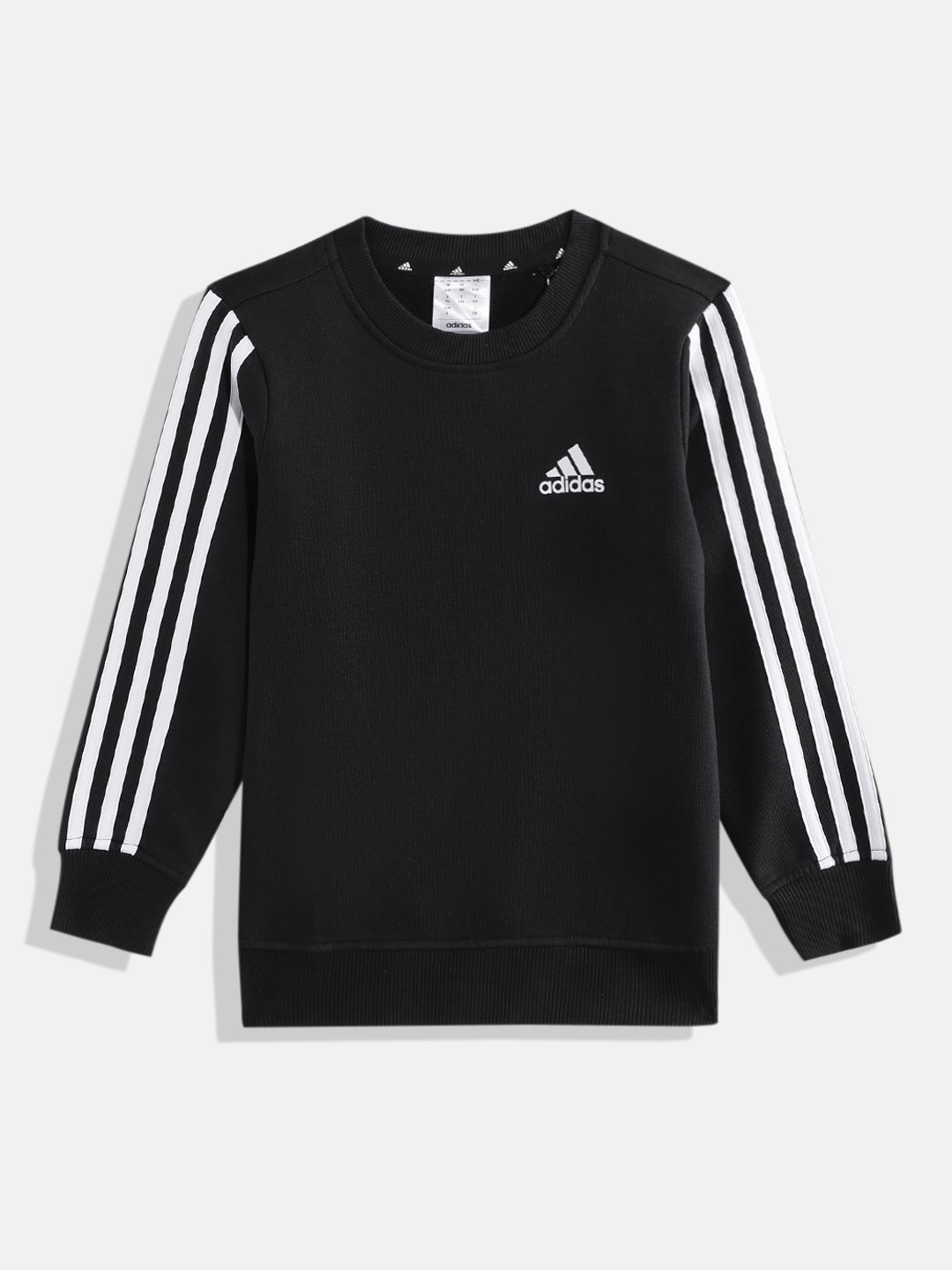ADIDAS Boys 3 Striped CR FL Sweatshirt