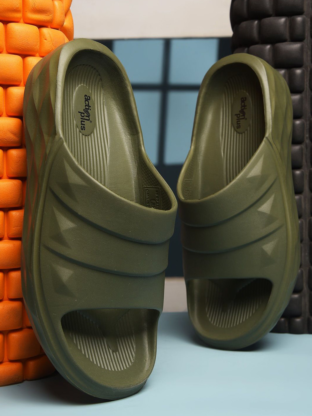 Action Plus Men Sliders Flip Flop