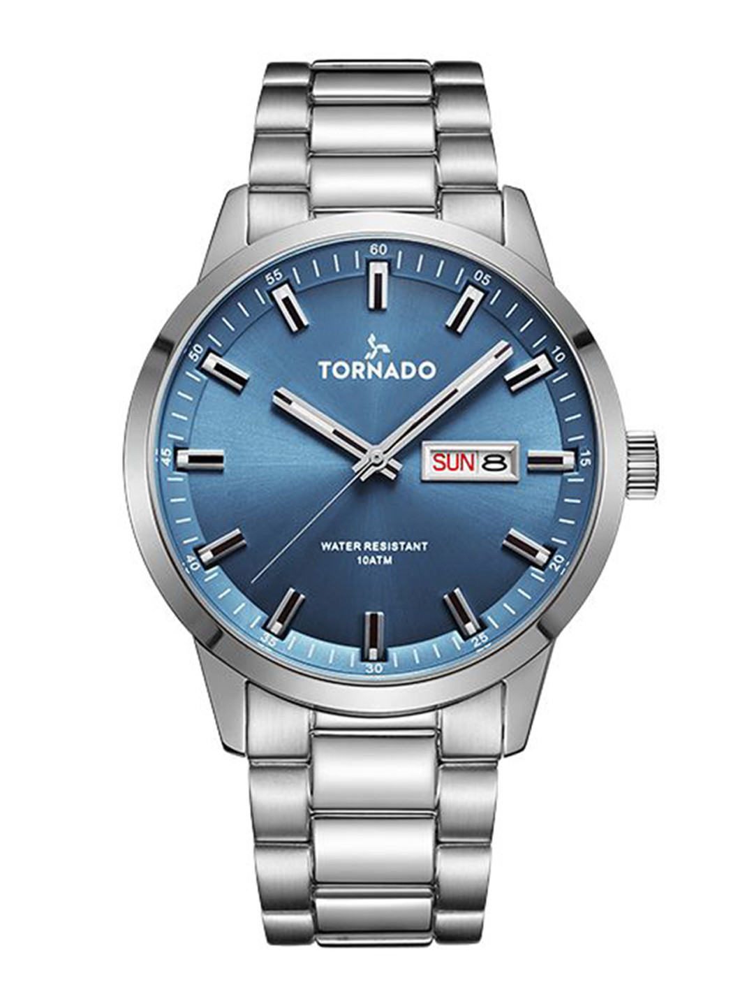 TORNADO Men Stainless Steel Bracelet Style Straps Analogue Chronograph Watch T23001-SBSL