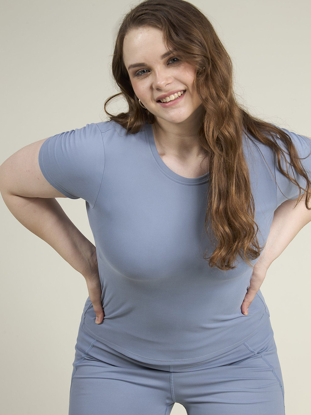 CAVA Storm Blue Sculpt Core Top