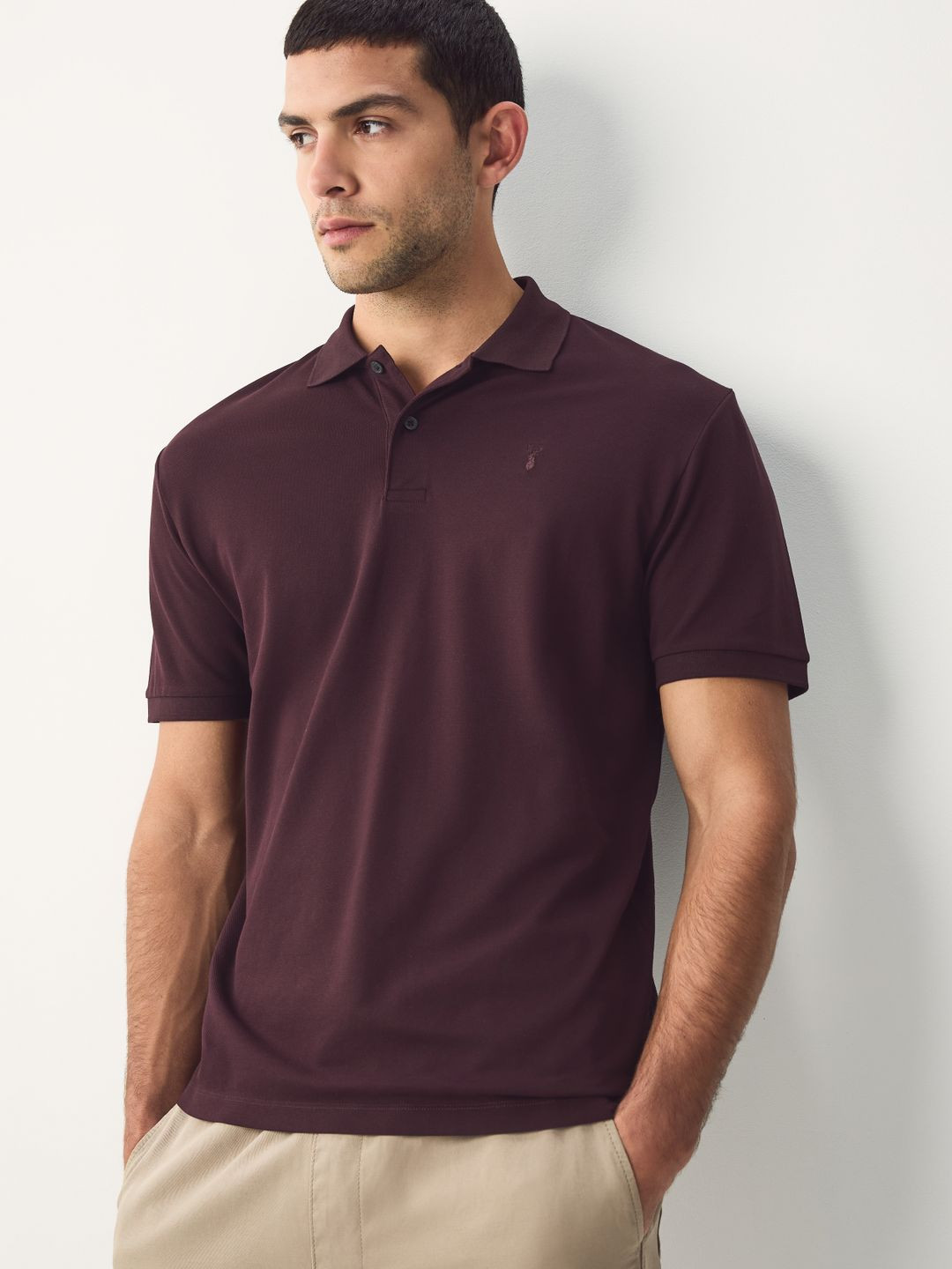 NEXT Regular Fit Polo Collar T-shirt