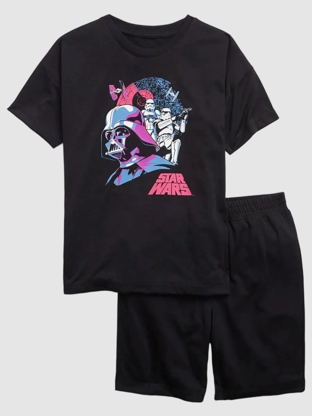 GAP Boys Character-Based Graphic Print Round Neck Clothing Set