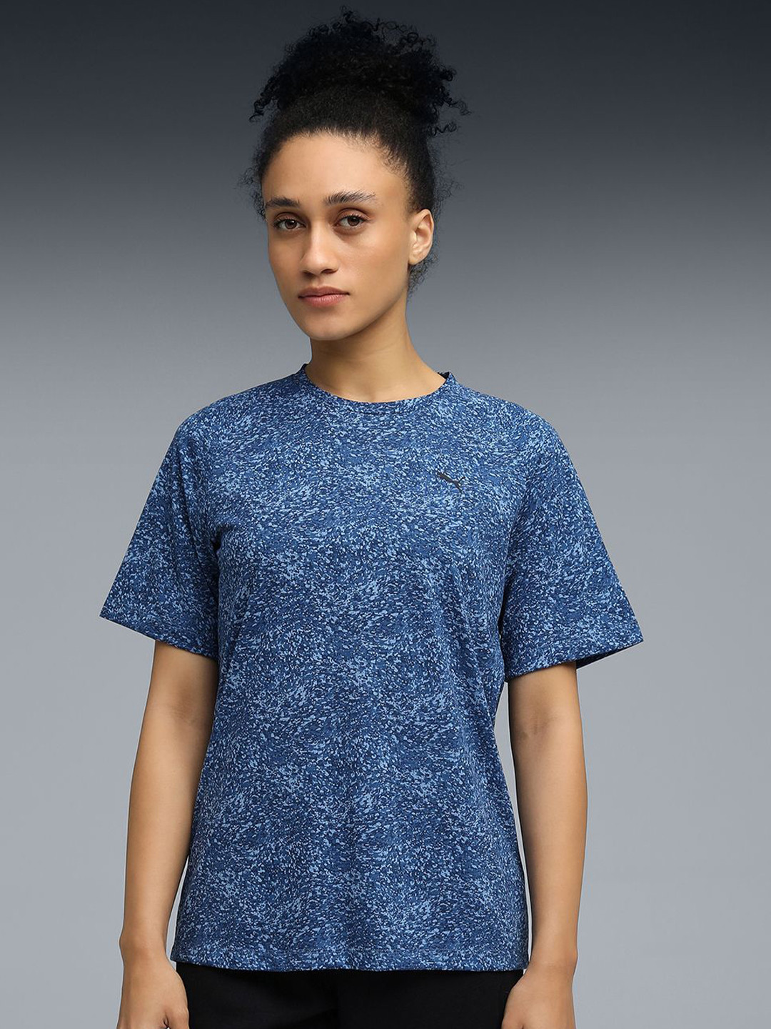 Puma ESSENTIAL Women All-Over-Print Training Tee