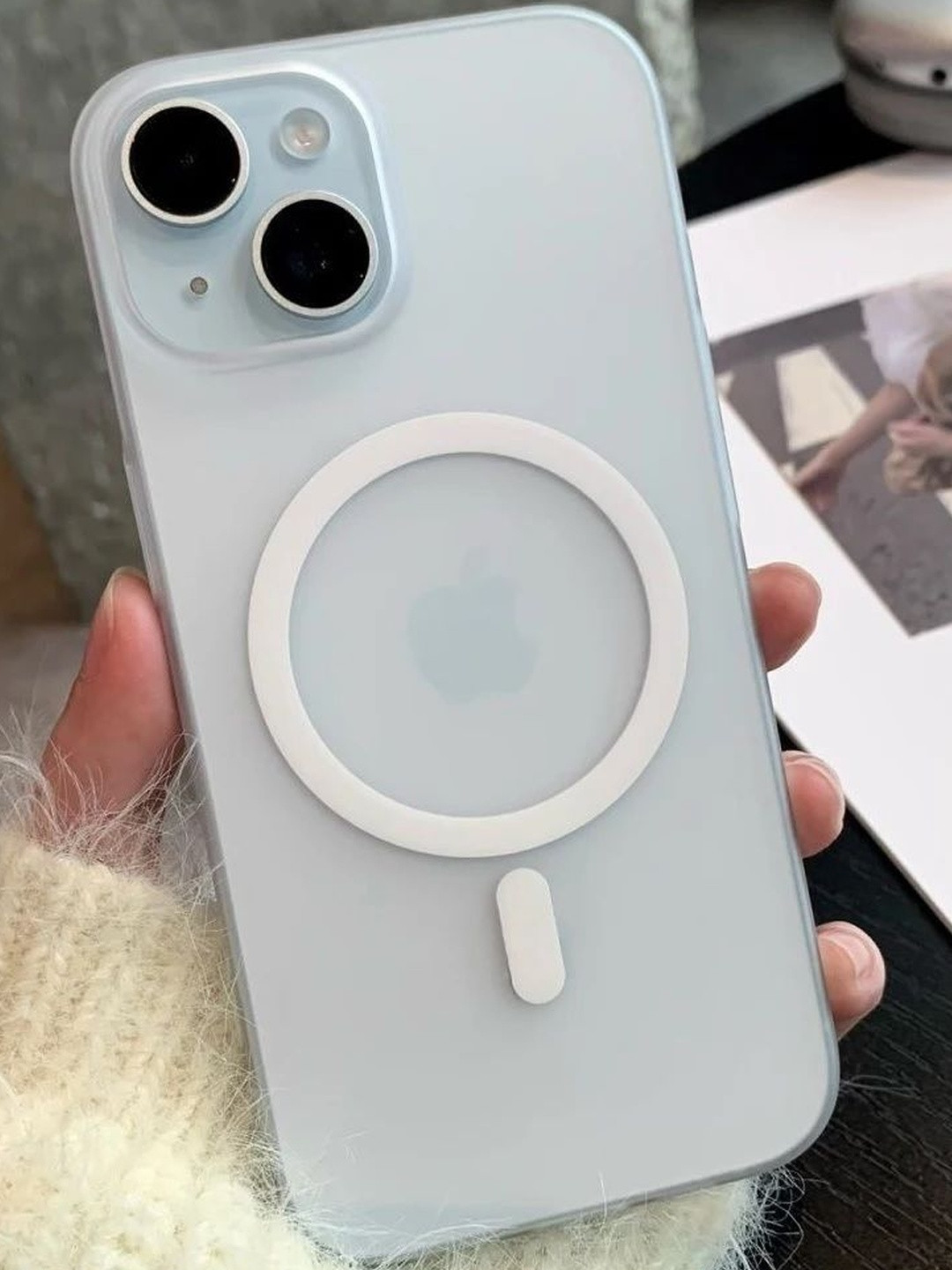 CASE CREATION Translucent Matte Finish iPhone 13 Pro Max Bumper Case Mobile Accessories