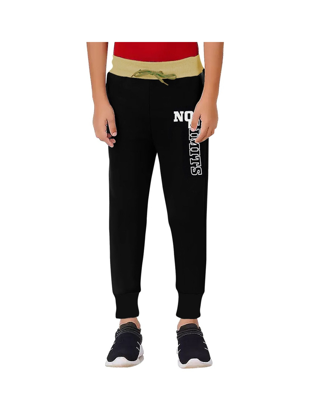 GCYX Men Cotton Black Sold Track Pant