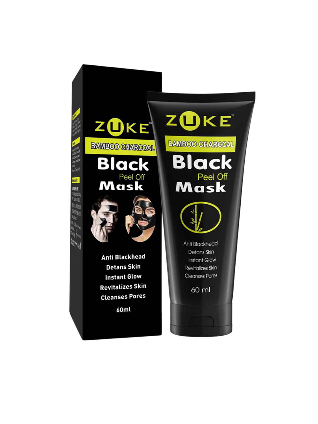 ZUKE Bamboo Charcoal Black Peel Off Mask - 60 ml