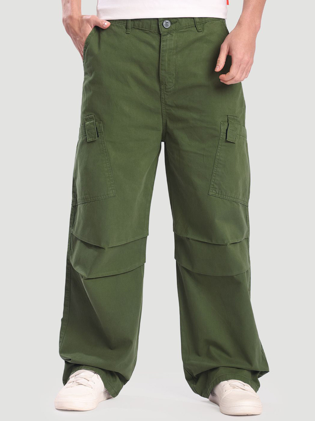 Bene Kleed Men Baggy Cargos Trousers