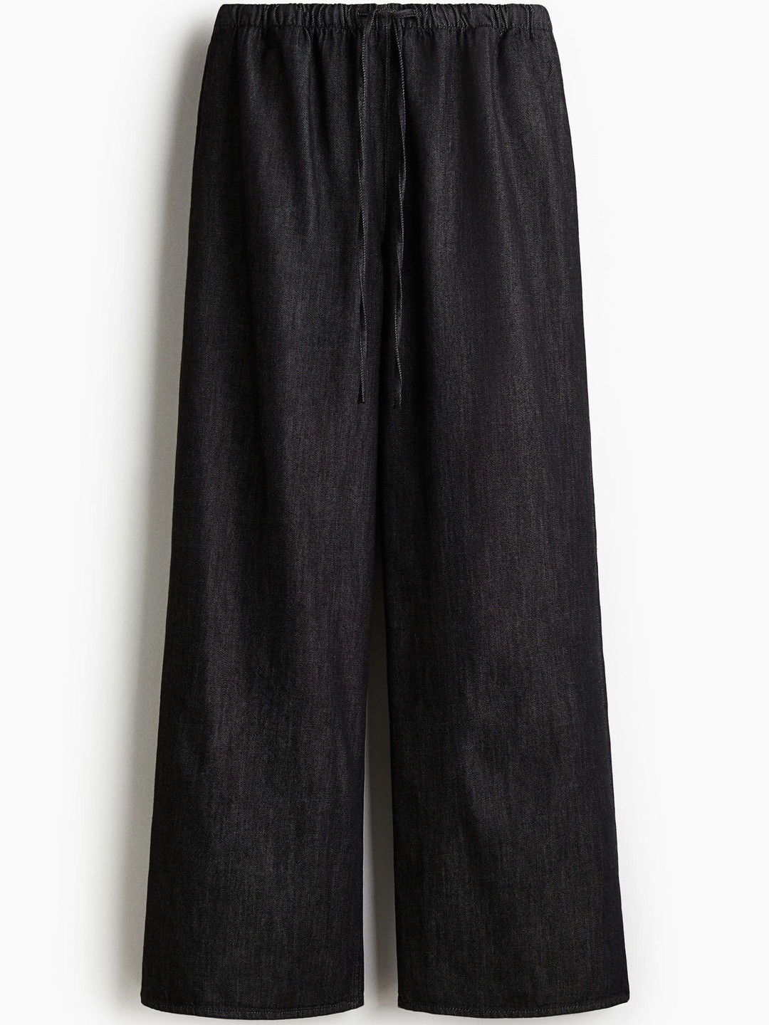 H&M Women Feather Soft Denim Drawstring Trouser