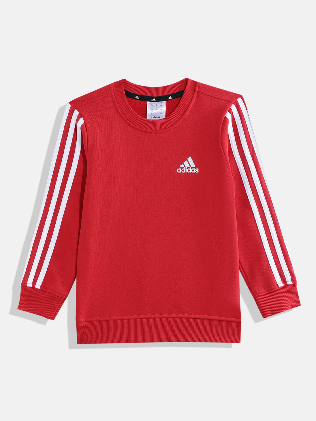 ADIDAS Boys 3 Striped CR FL Sweatshirt