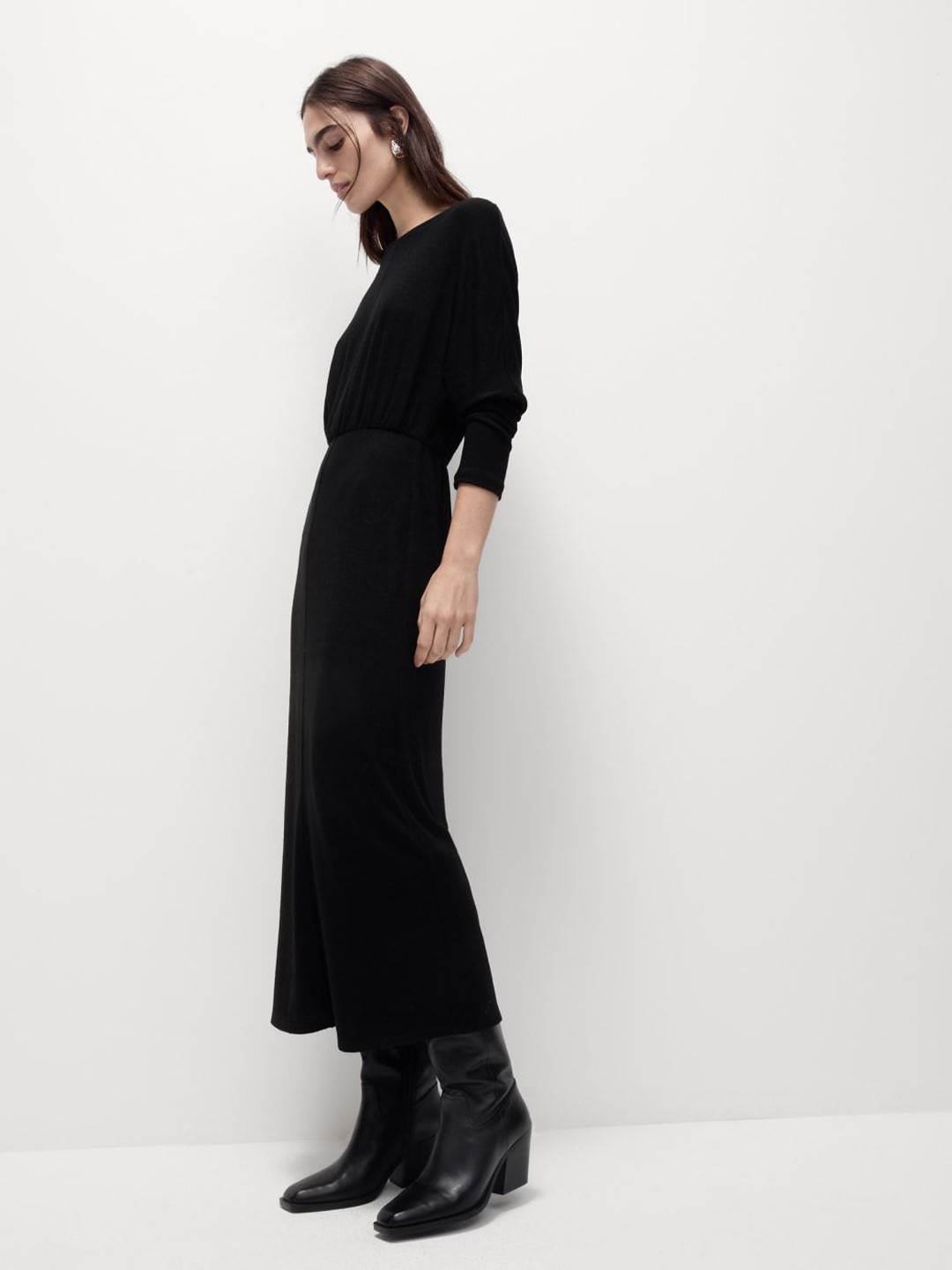 Marks & Spencer Women Jersey Midi Column Dress