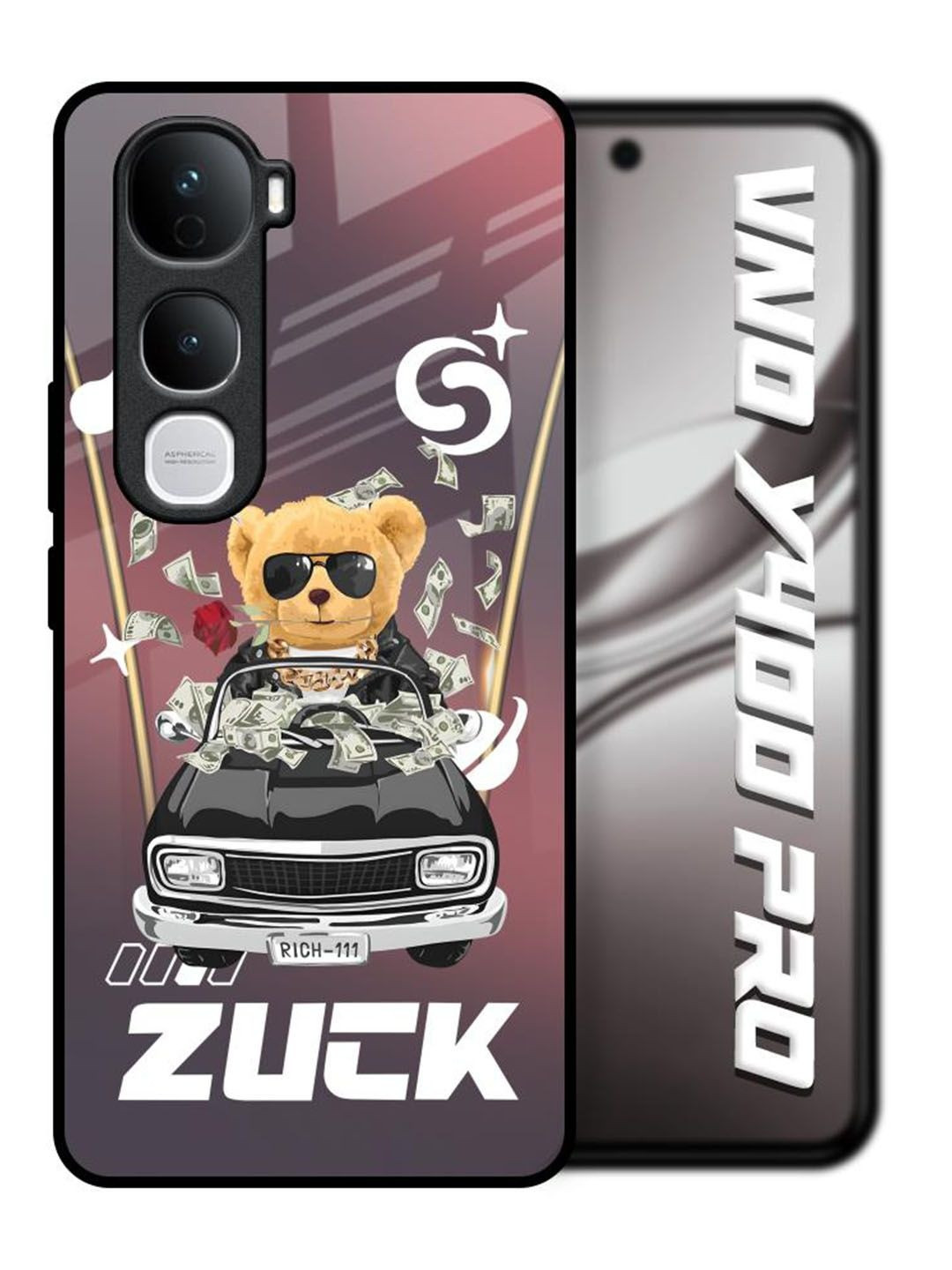 QRIOH Typography Printed Vivo Y400 Pro 5G Back Case Mobile Accessories