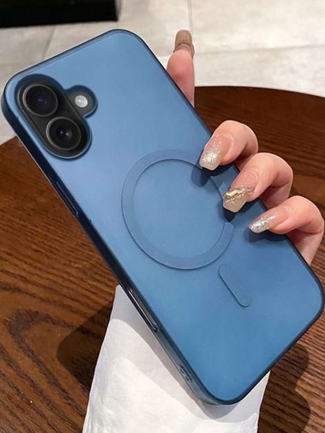 CASE CREATION iPhone 16 Plus  Ultra-Thin Matte Magnetic Mag-Safe Wireless Back Case