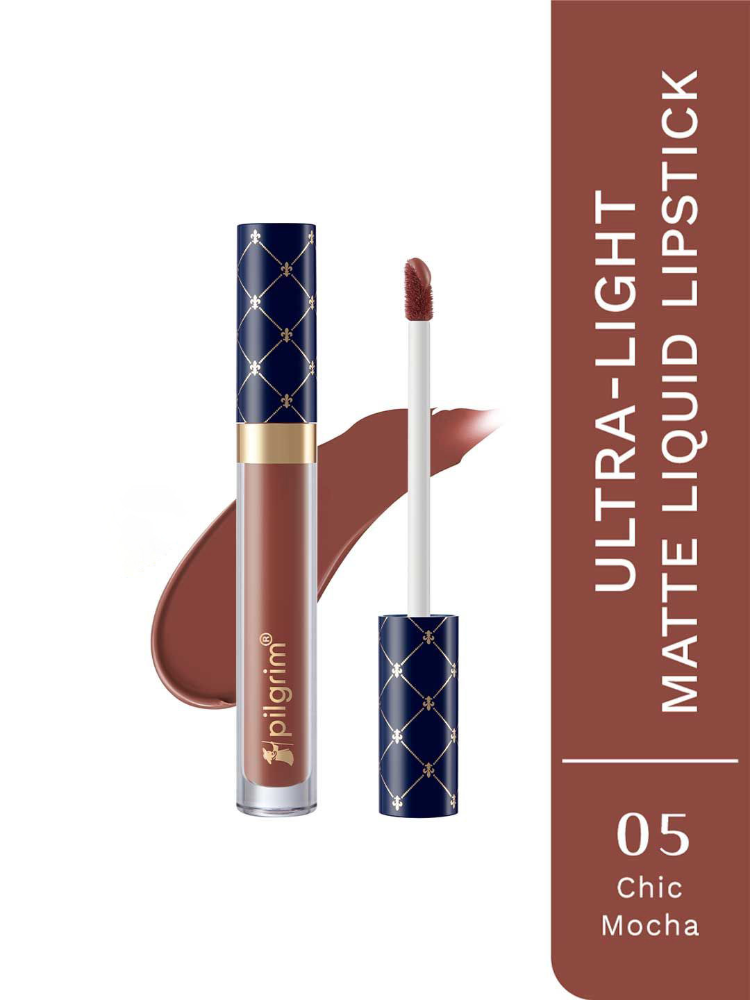 Pilgrim Oh So Crme! Ultra Light Matte Liquid Lipstick- 3.5 ml- Chic Mocha-05