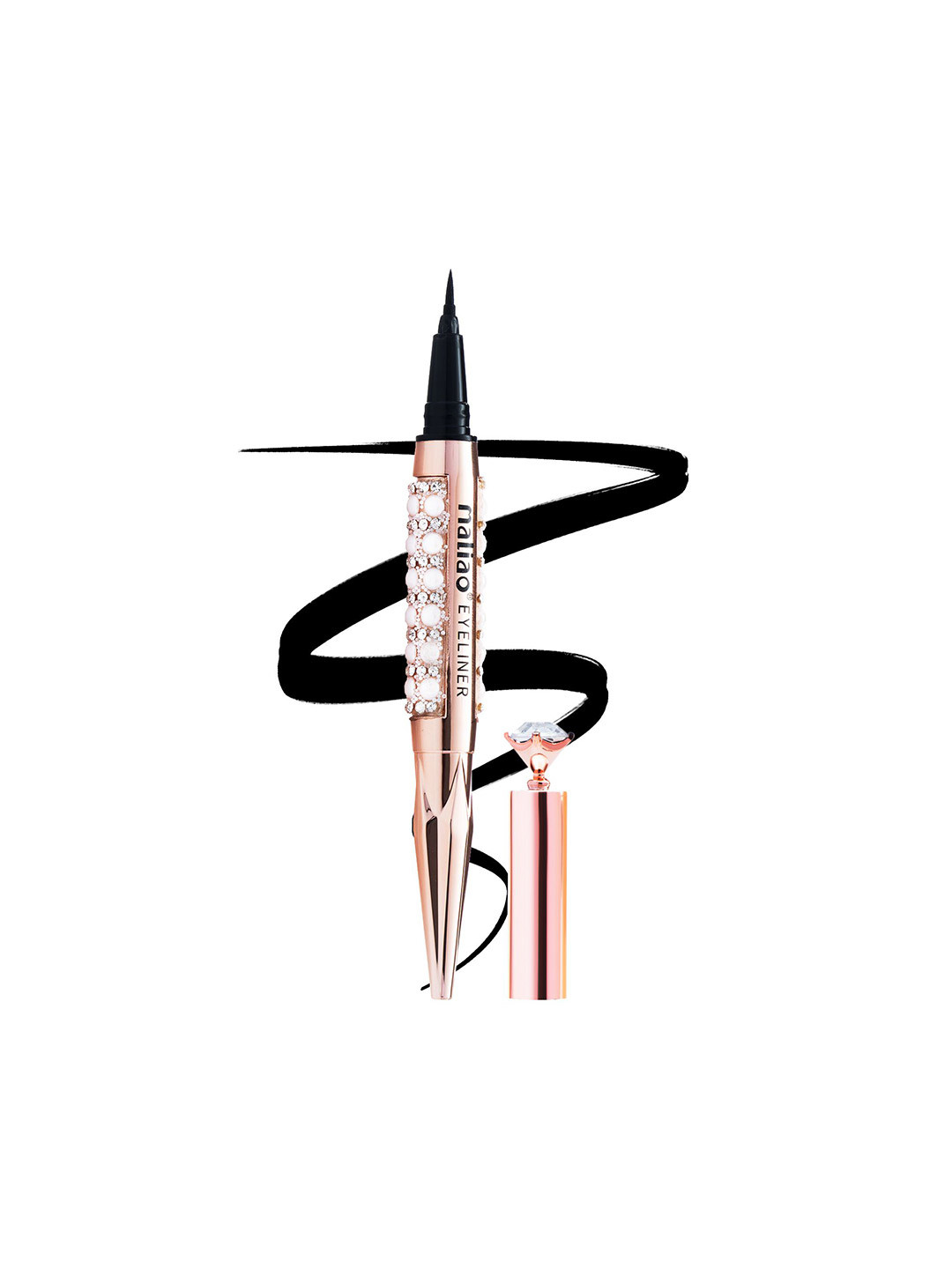Maliao Diamond Long-Lasting Eyeliner - 1.2 g - Black
