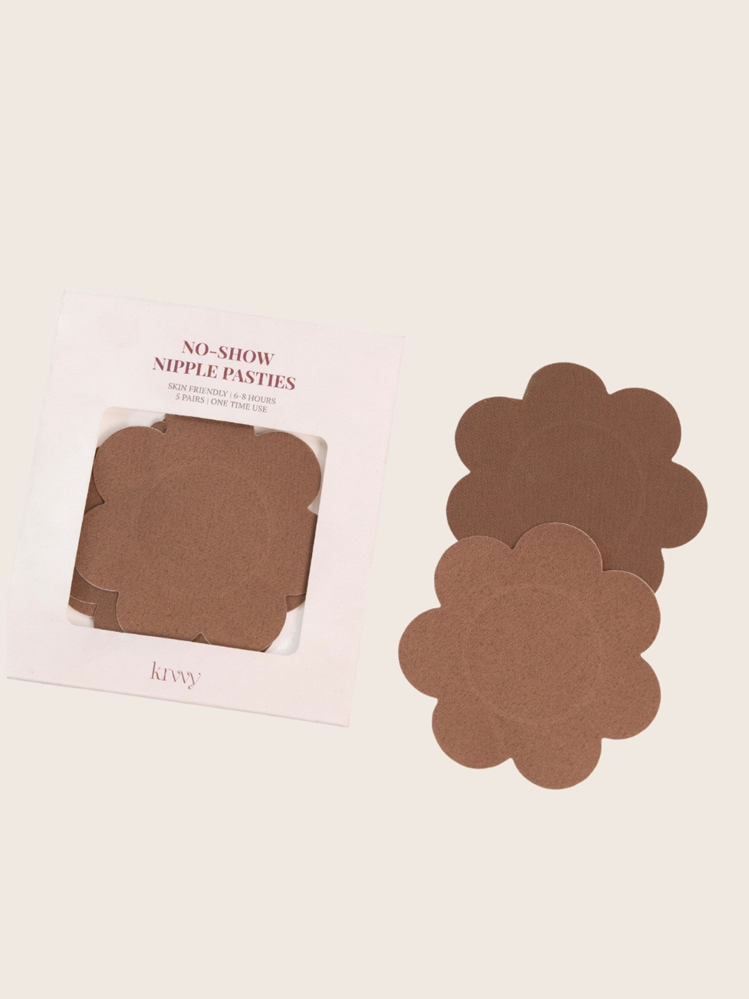 Krvvy Women's No-Show Nipple Pasties(5 Pcs)