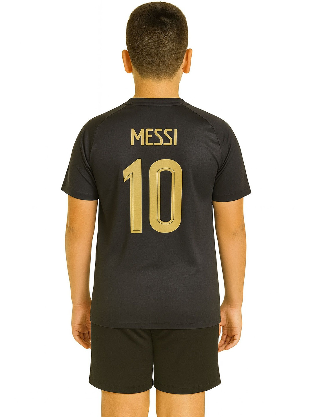 dostitch Boys Sports Lionel Messi Printed Dri-FIT T-shirt