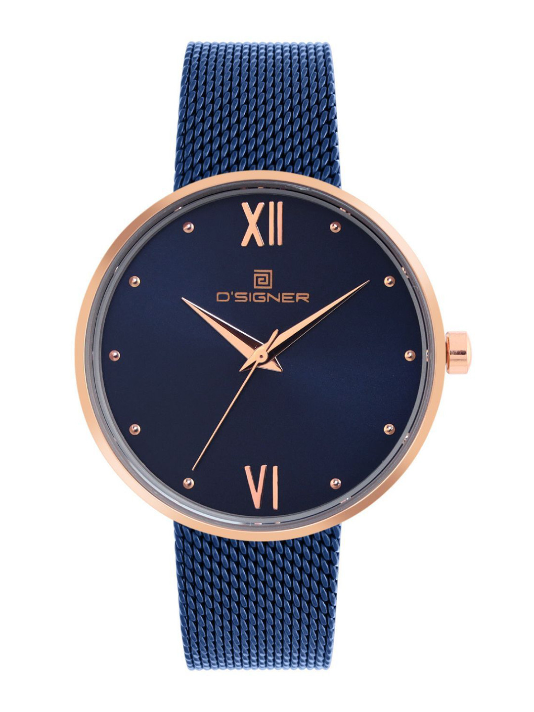 D'SIGNER Women Round Dial & Stainless Steel Straps Analogue Watch 788RGBLM.5L