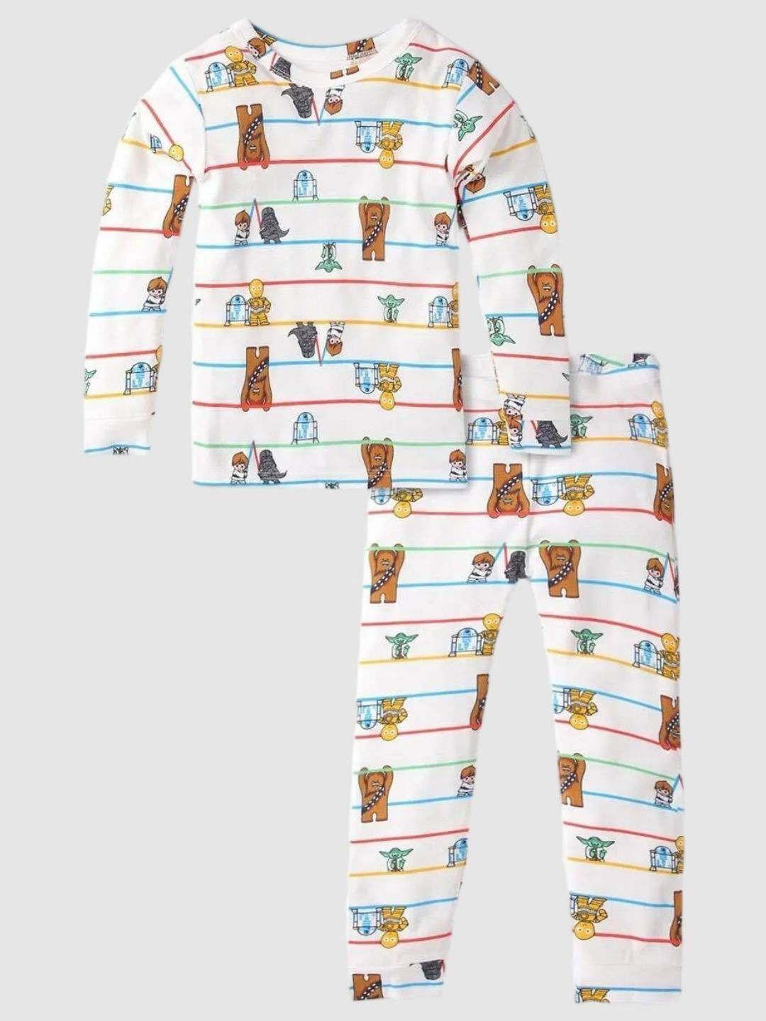 GAP Girls Character-Based Graphic Print Crew Neck Pure Cotton Clothing Set