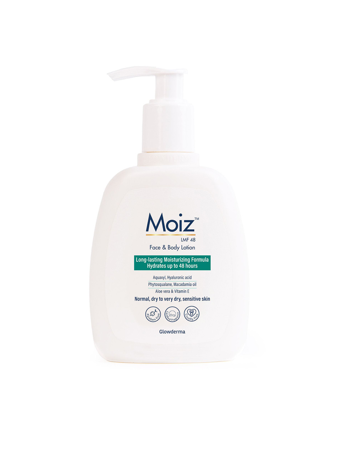 MOIZ LMF 48 Lotion - Long-Lasting Moisturizer - Formulated With 17 Moisturizers - 200 ml