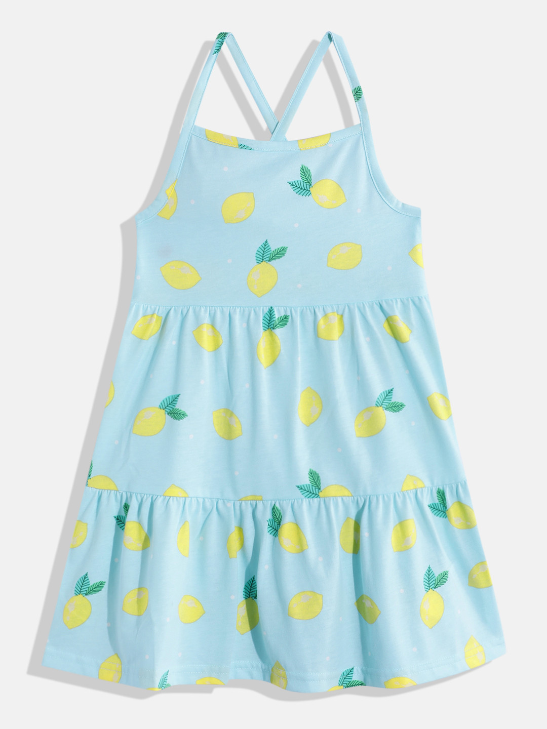 THE CHILDREN'S PLACE Conversational Print Styled Back A-Line Dress