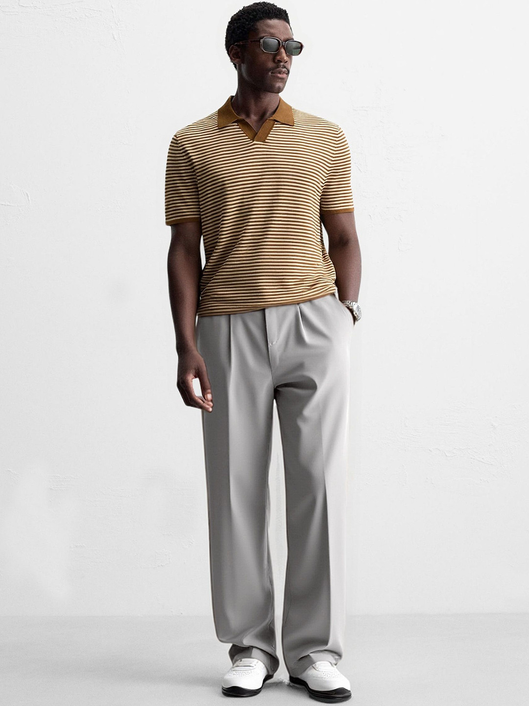 Mast & Harbour Men Mid RiseRegular  Regular Trousers