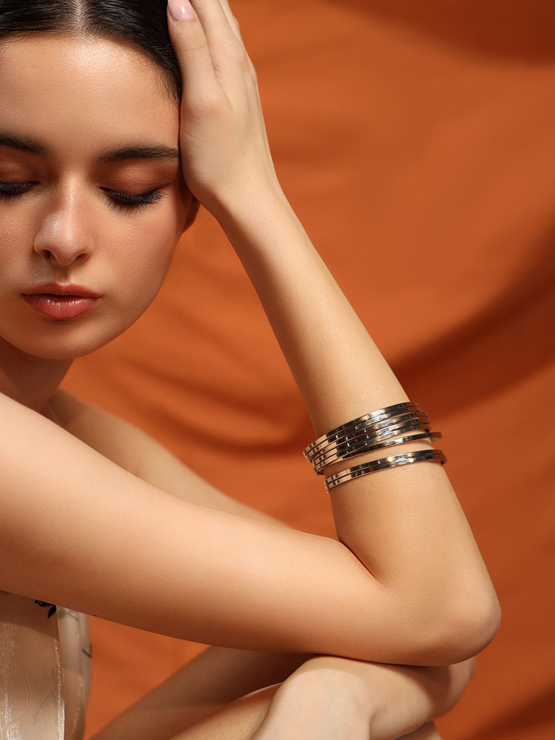 Kazo Set Of 8 Classic Bangles