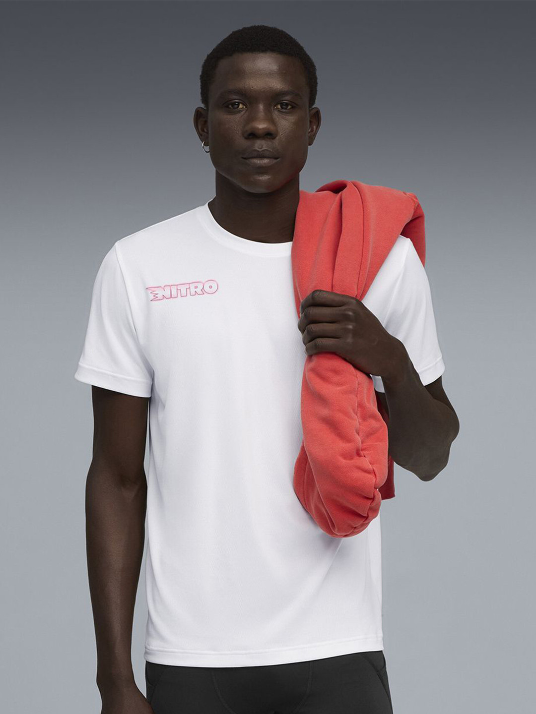 Puma Men Nitro Illustration Graphic Running T-shirt