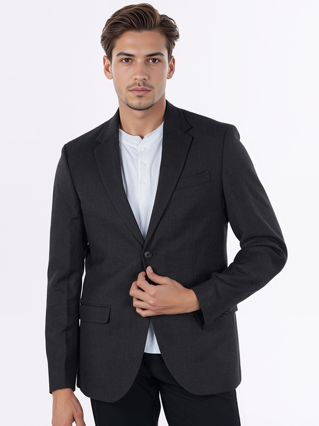 Celio Men Single Breasted Slim Fit Blazer
