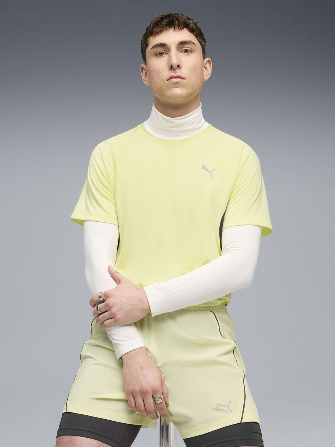 Puma VELOCITY Men Solid Running Tee