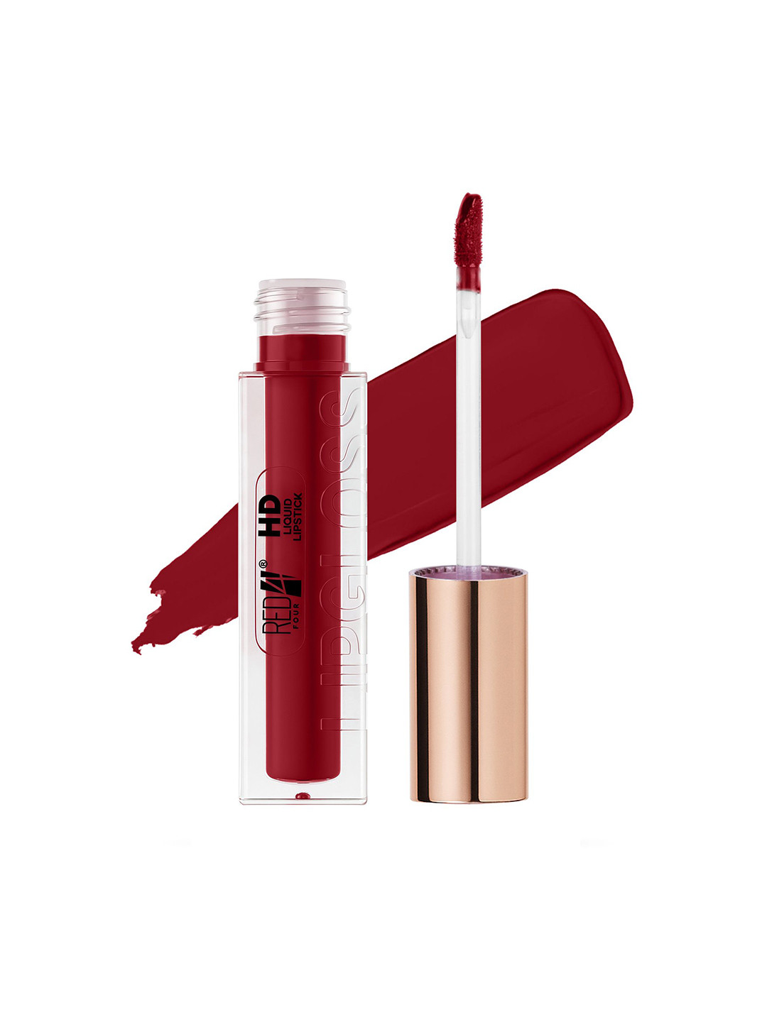 RED 4 Non-Transfer Water-Proof HD Liquid Lipstick - 5.2 ml - Shade 127