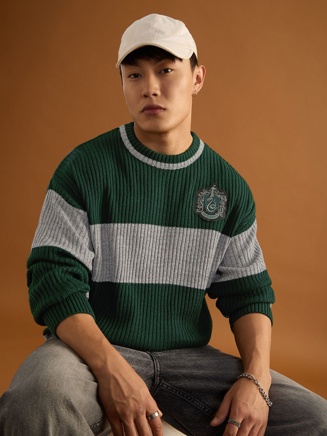 The Souled Store Men Harry Potter Emerald Pullover