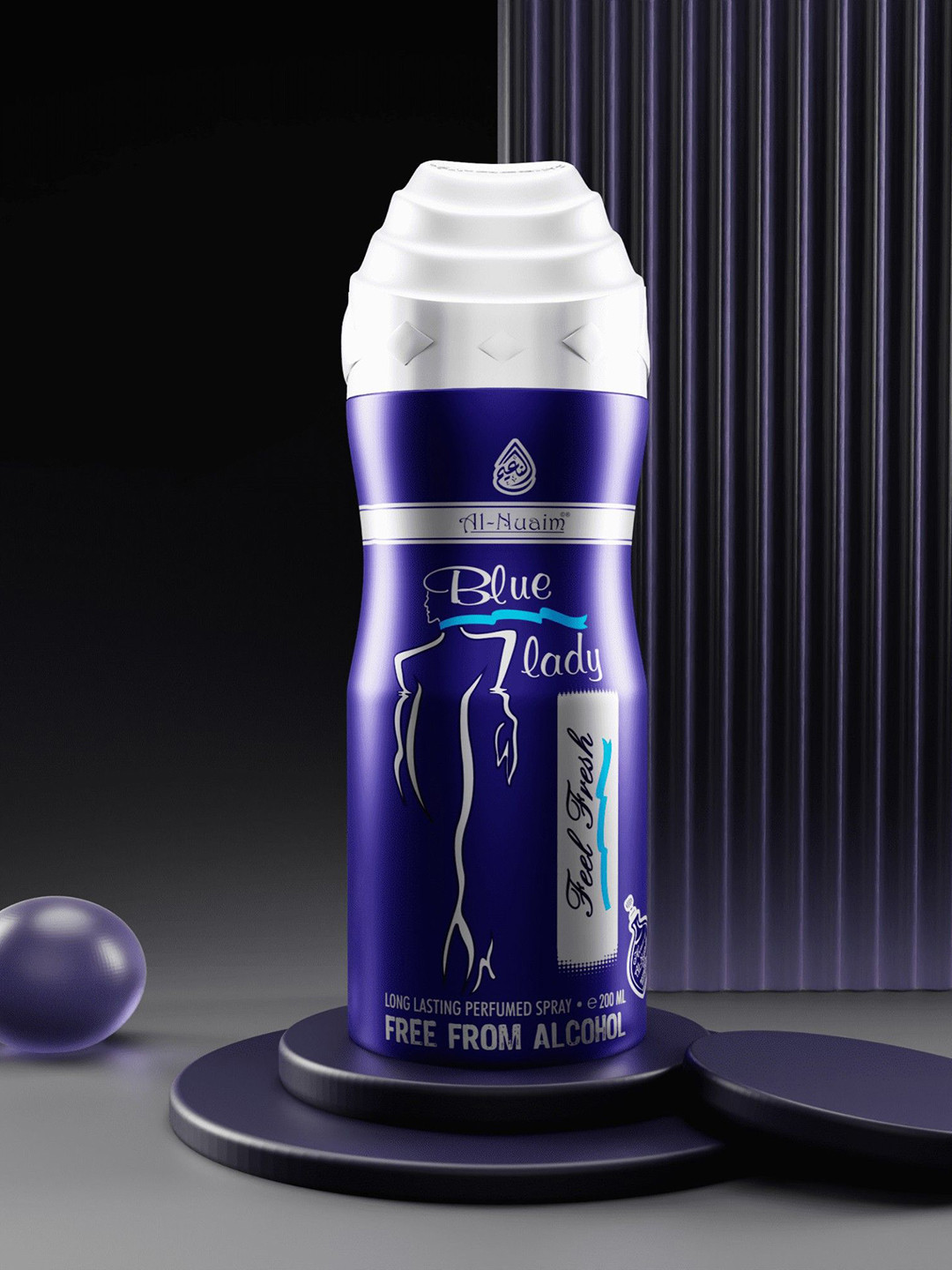 Al-Nuaim Set Of 4 Blue Wave-Chocolate Musk-Open Black & Blue Lady Deodorant- 200 ml Each