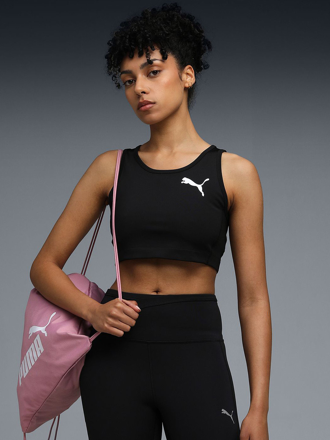 Puma CROSS THE LINE Women's Sweat-Wicking Crop Top 3.0