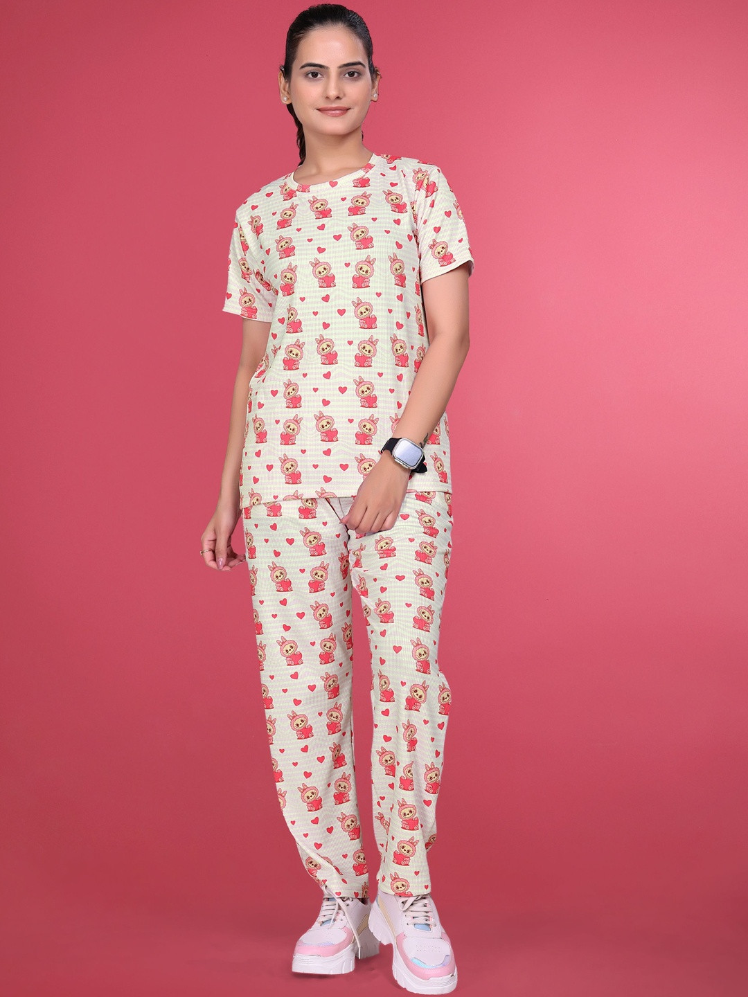 SAKARMAA Women Polyester Printed TrackSuit