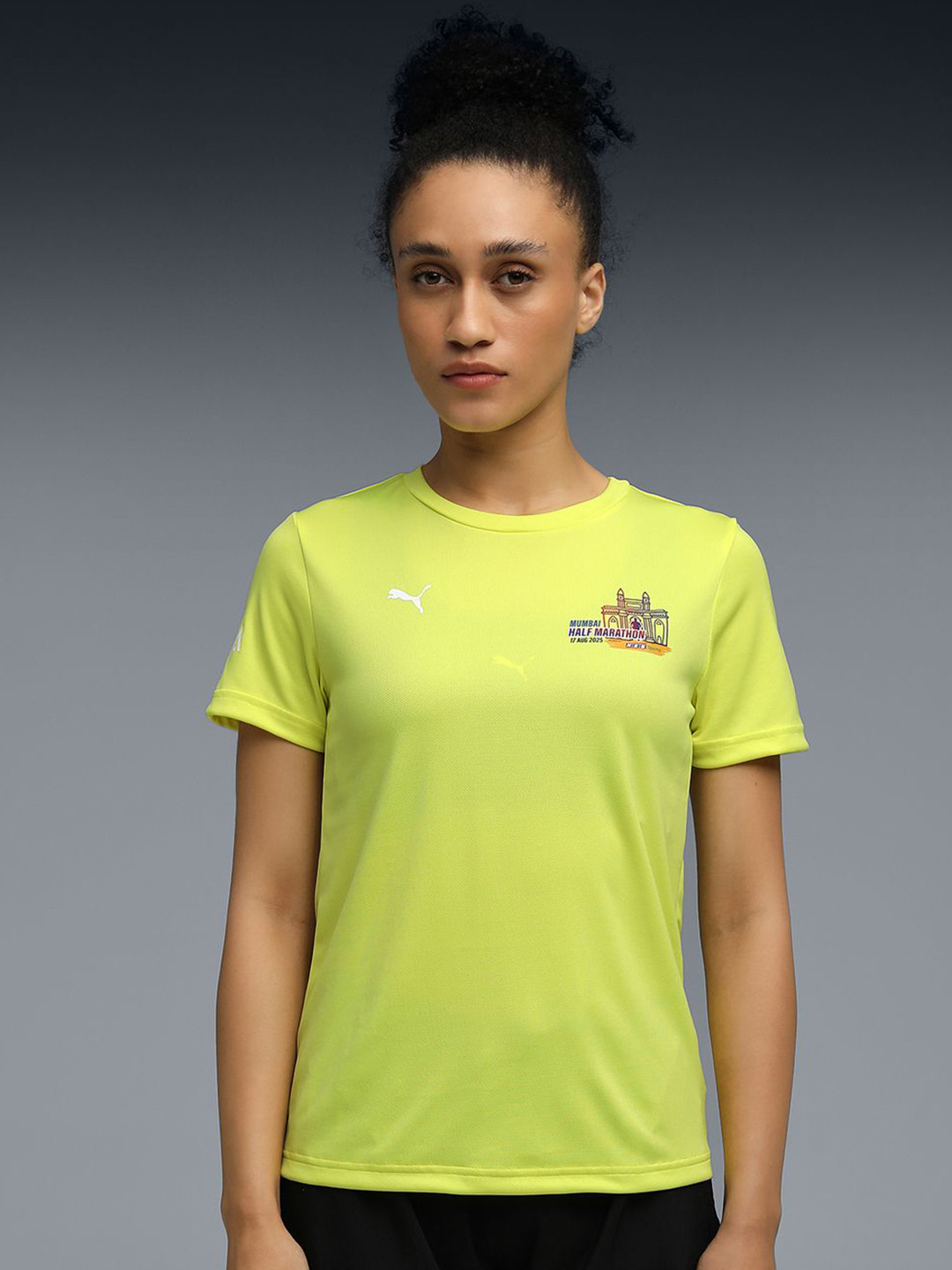Puma Women Mumbai Marathon Run Tee