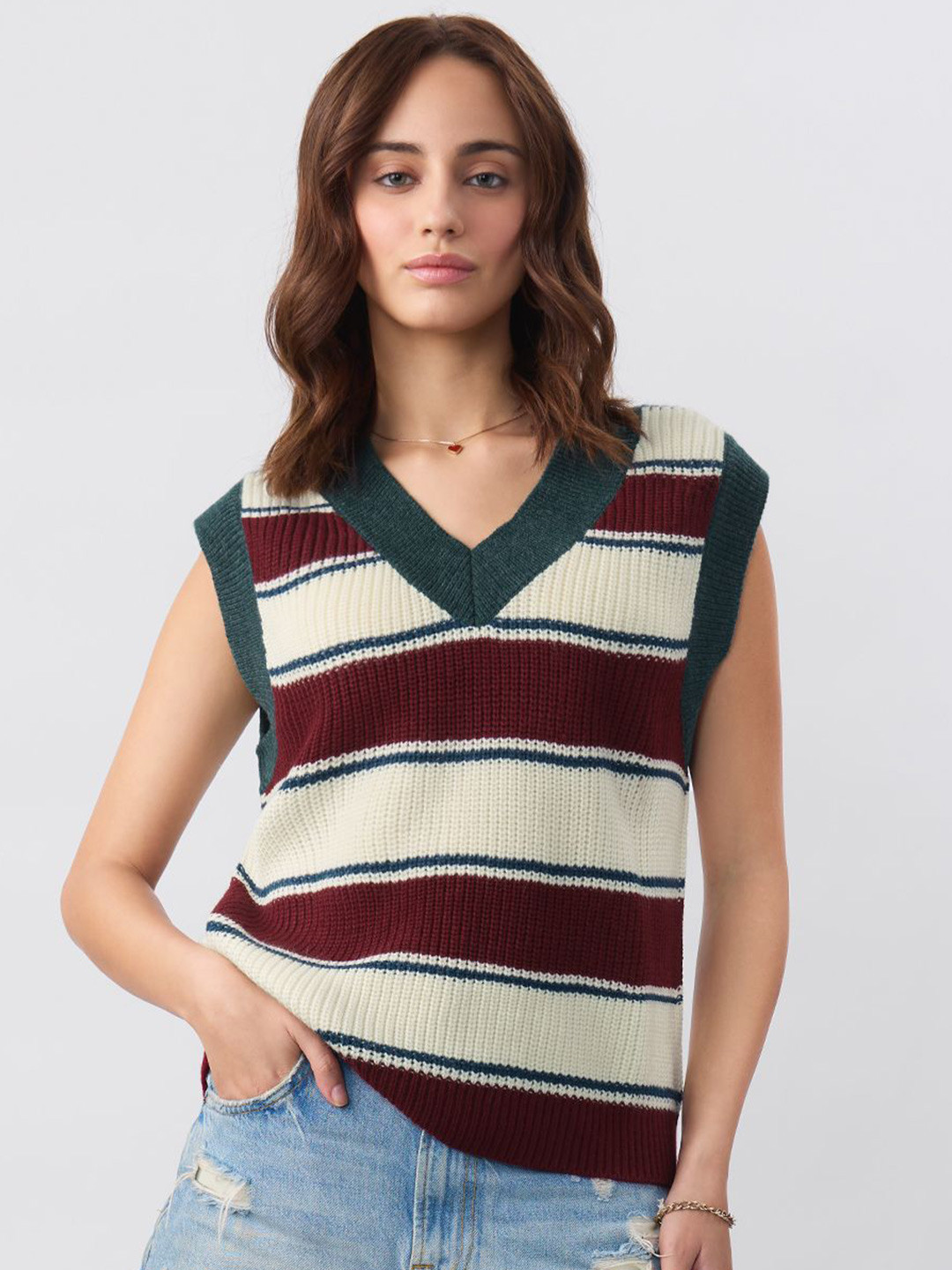 The Souled Store Women Sweater Vest Newport