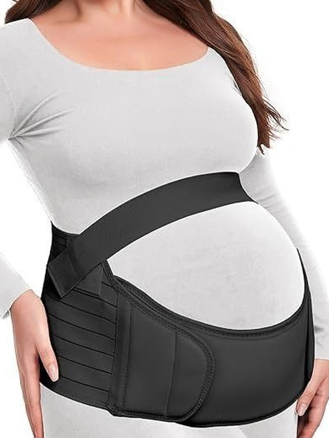 Eleg & Stilance Maternity Support Belt  Adjustable Pregnancy Belly and Back Support Band