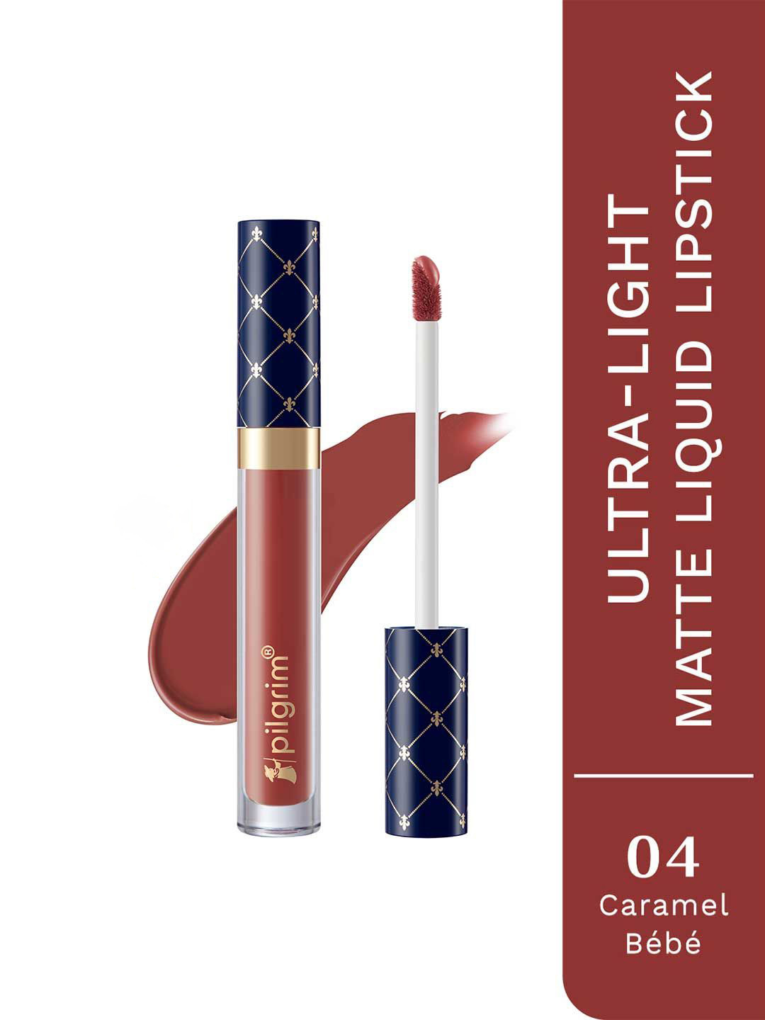 Pilgrim Oh So Crme! Ultra Light Matte Liquid Lipstick- 3.5 ml- Caramel Bebe-04