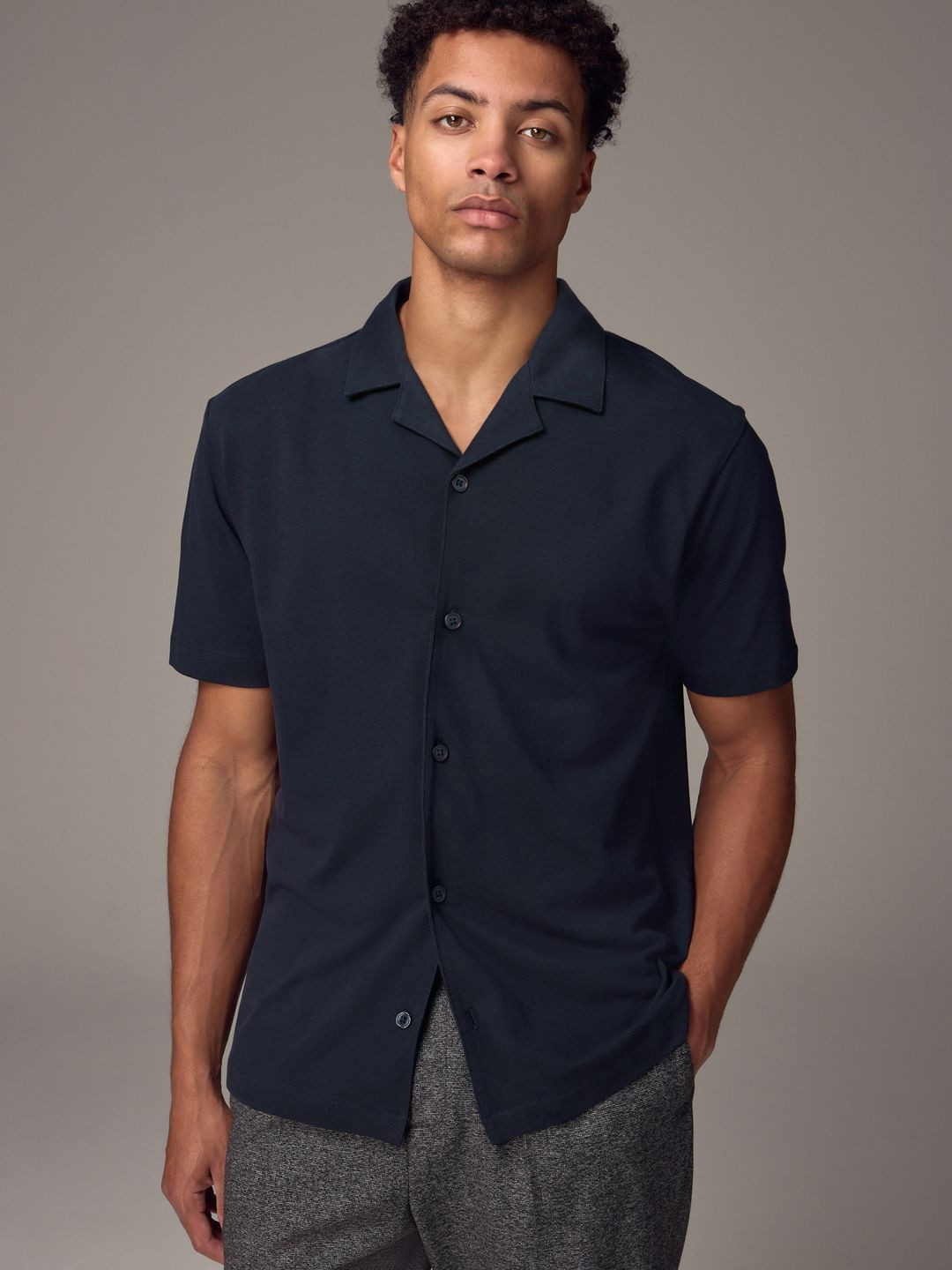 NEXT Short Sleeves Pique Shirt