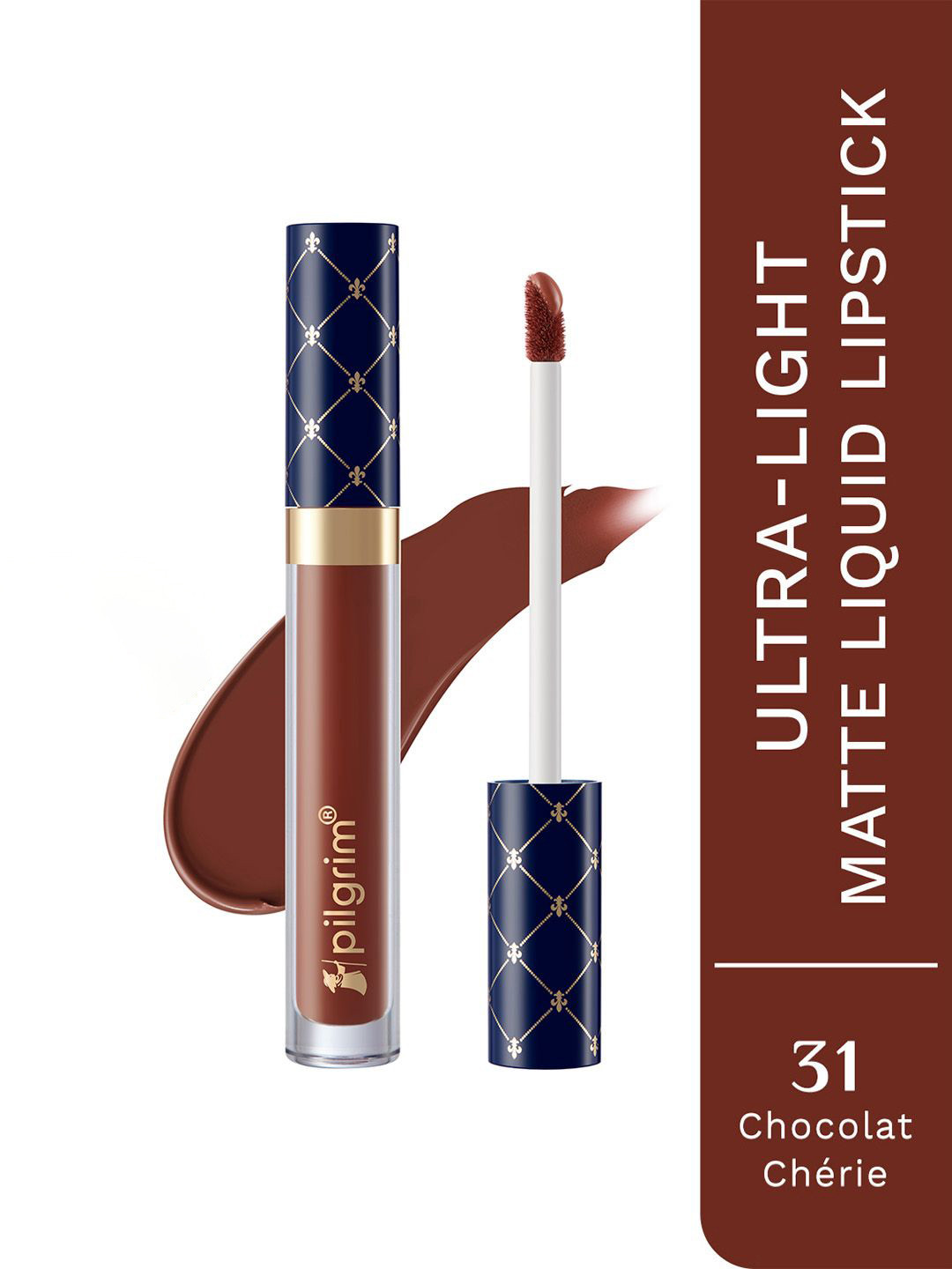 Pilgrim Oh So Crme! Ultra Light Matte Liquid Lipstick- 3.5 ml-Chocolat Chrie-31
