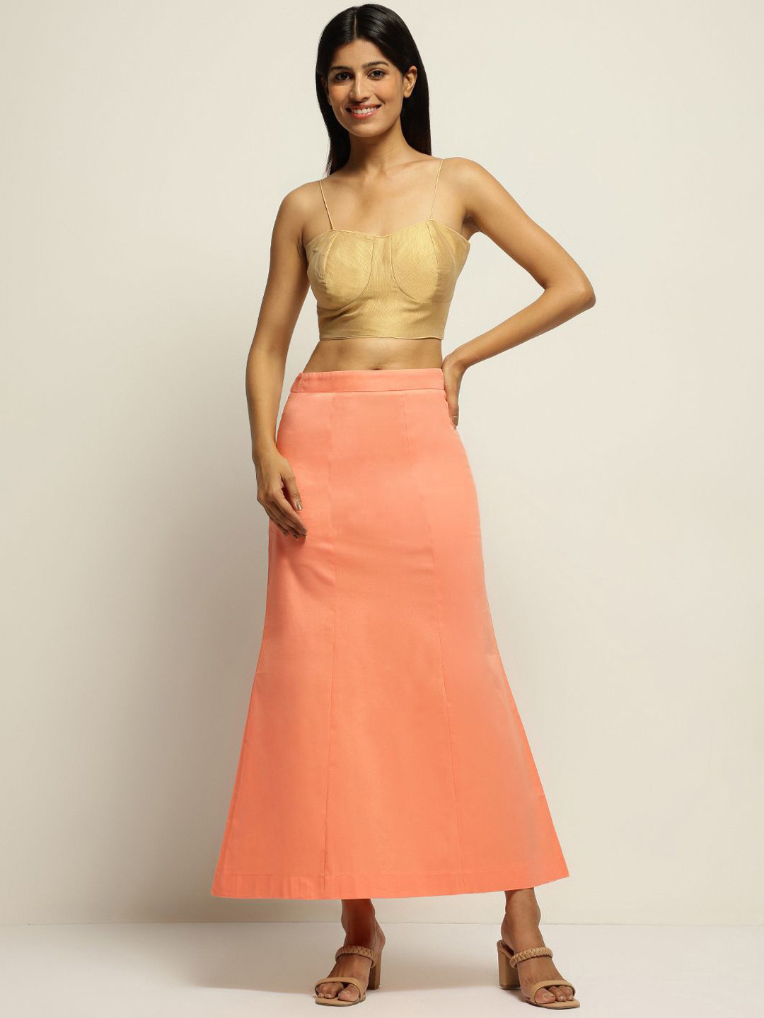 SAREESHADOW Mid-Rise Flared Saree Shapewear