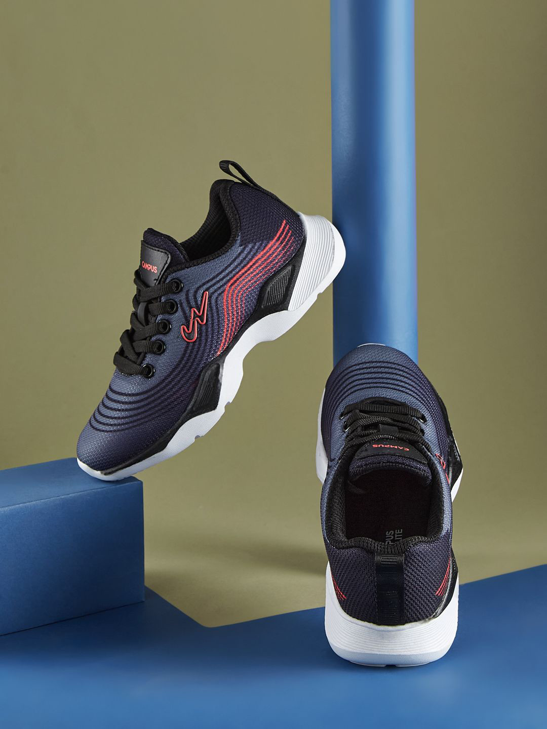 Campus PABLE Kids Mesh Running Sports Shoes