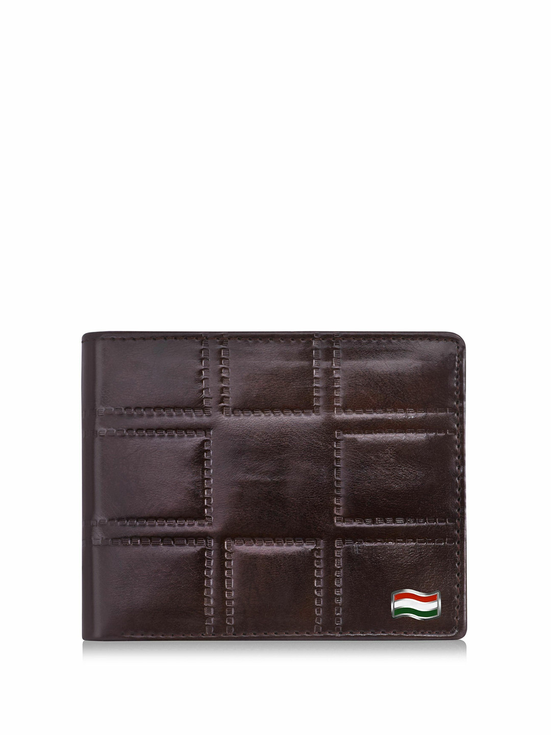 HAMT Men Textured Two Fold Wallet