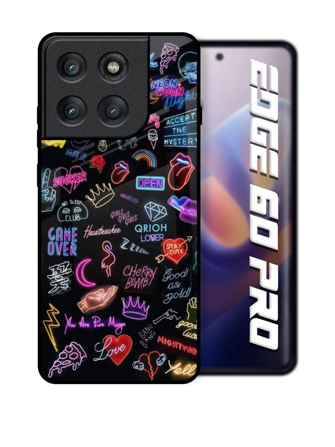 QRIOH Accept The Mystery Printed Motorola Edge 60 Pro Back Case Mobile Accessories