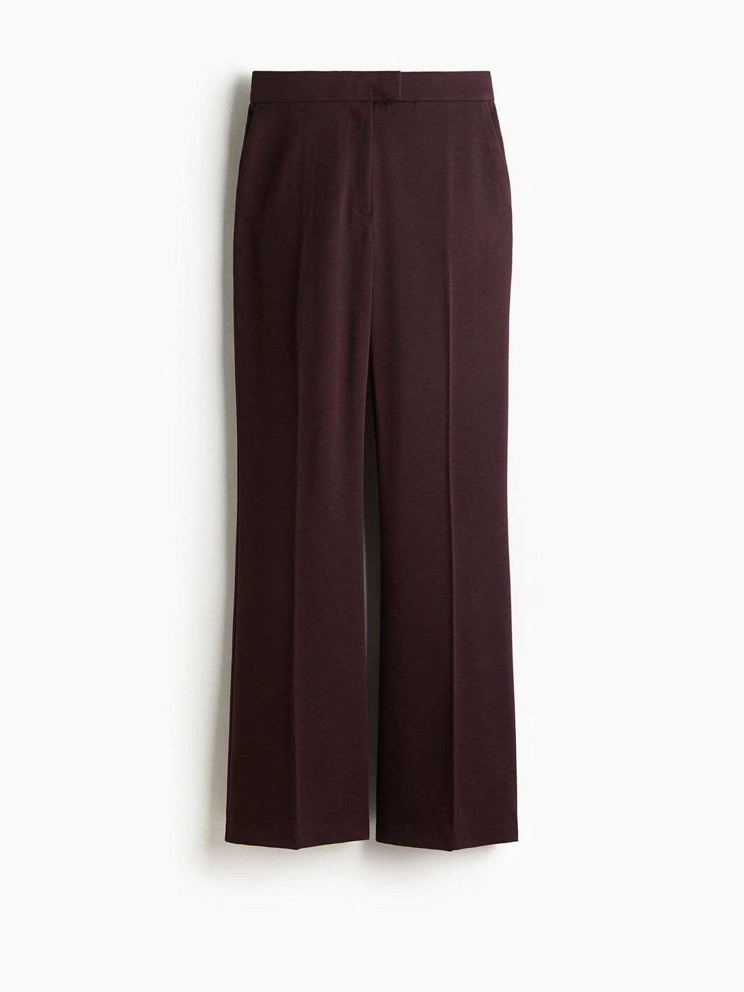 H&M Bootcut Women Regular Fit Mid-Rise Trousers