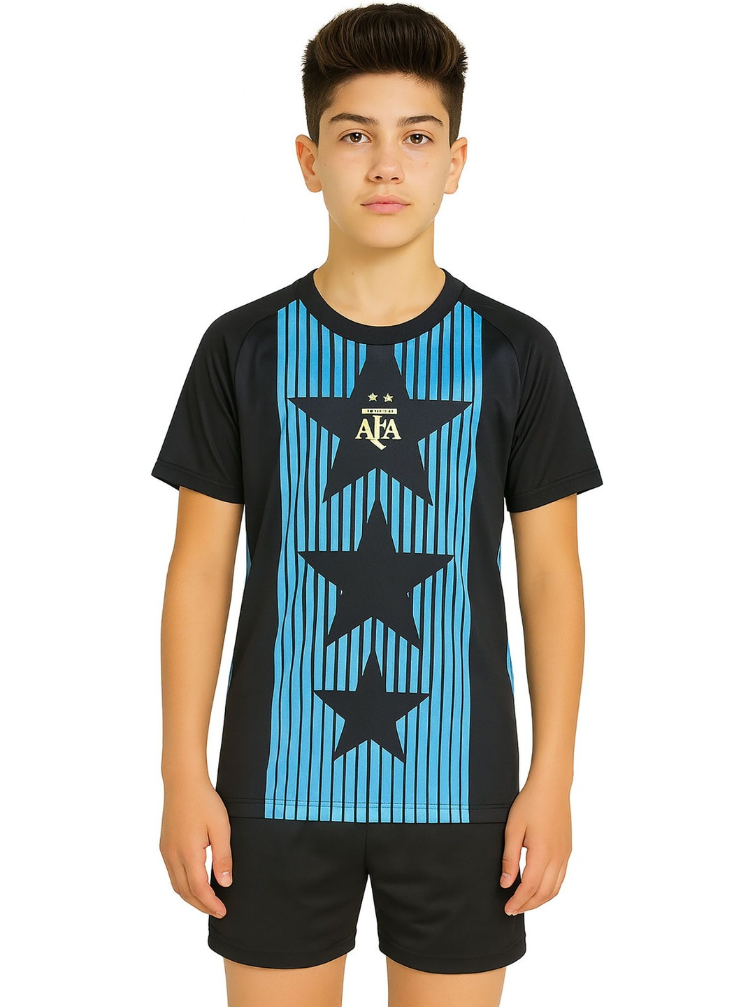 dostitch Boys Leonardo Messi 10 Football Jersey