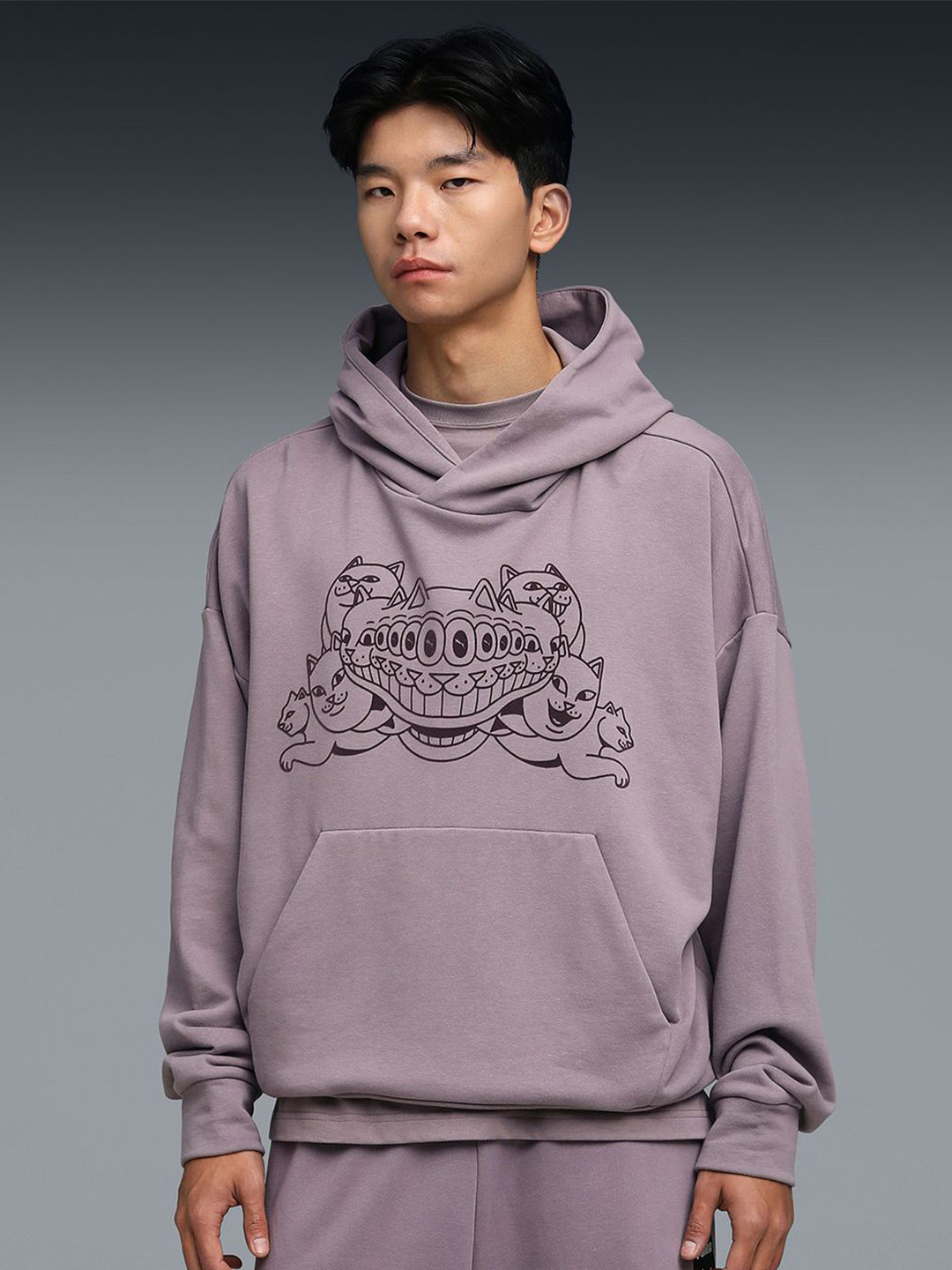 Puma X RIPNDIP Men's Boxy Hoodie