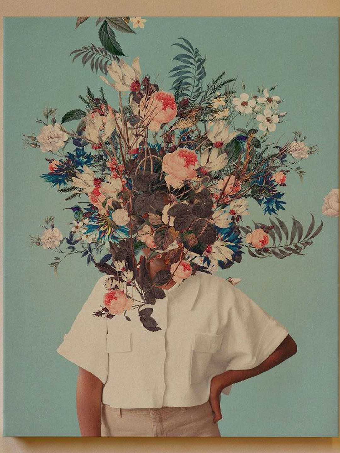 THANK GOD IT'S SPRING , SURREAL ART PRINTS