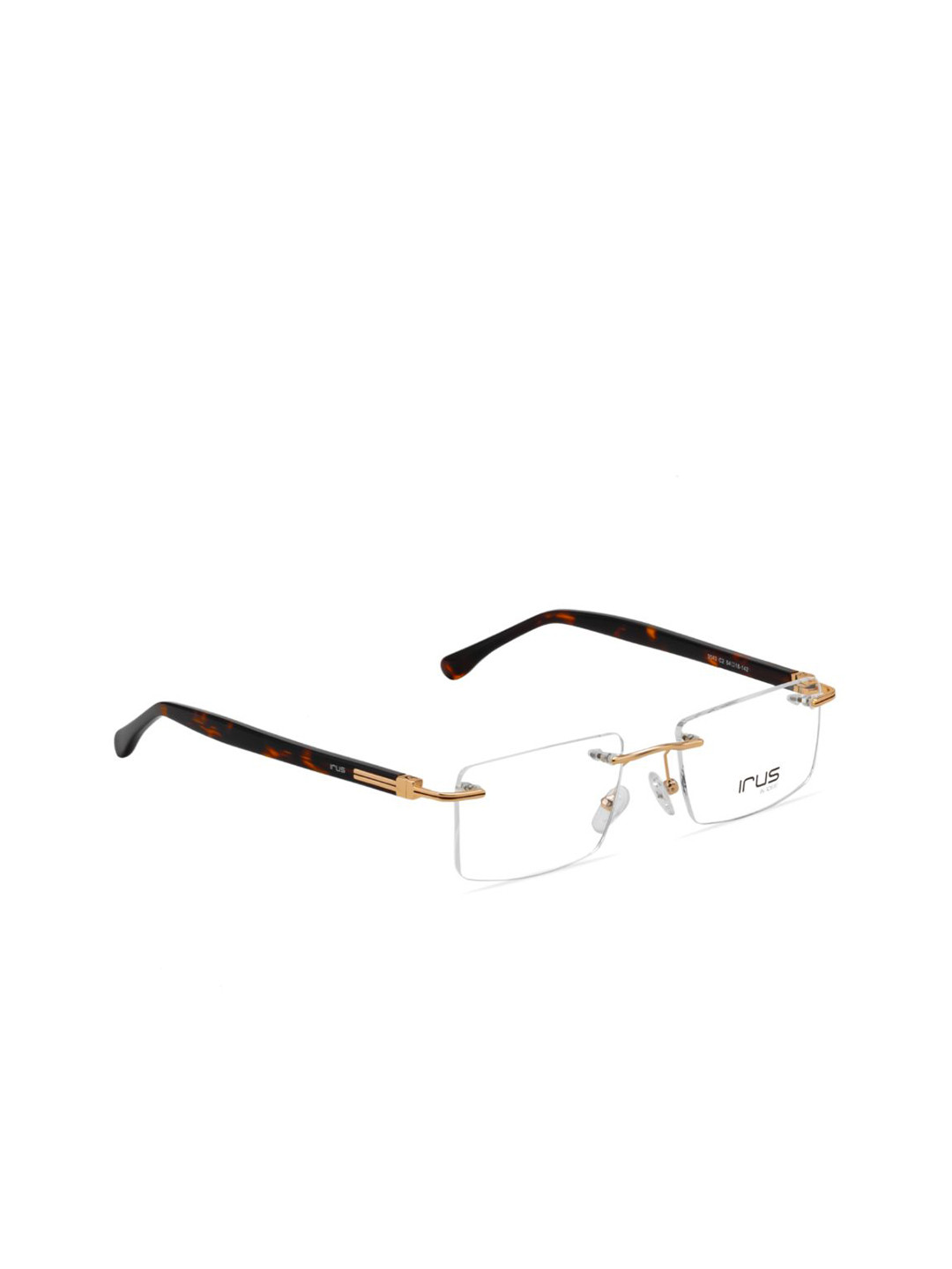 IRUS by IDEE Men Rimless Rectangle Frame